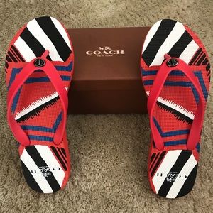 Coach Alessa Navajo Flip Flops